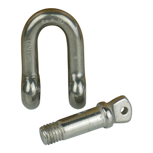 D Shackle Rated 10mm 700KG Marine Grade Stainless Steel