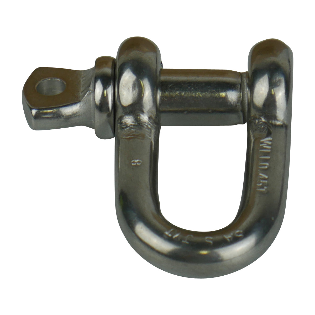 D Shackle Rated 8mm 450kg Marine Grade Stainless Steel