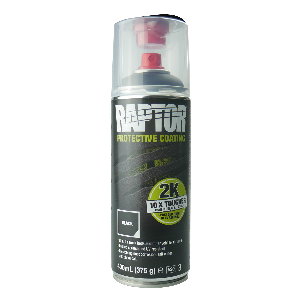 Raptor 2K Bedliner Aerosol Spray – Black & White 400mL