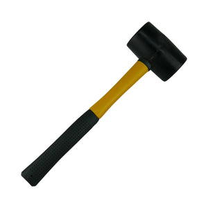 32Oz 980G Rubber Mallet With A Fiberglass Handle