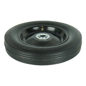 Solid Rubber NO Flat Wheels With Metal Rims - Various Sizes