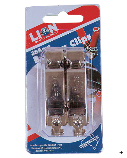 Lion 30Amp Battery Clips