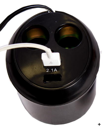 Lion Quad USB &12/24 Volt Power Charging Cup