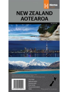 Hema New Zealand Aotearoa Map