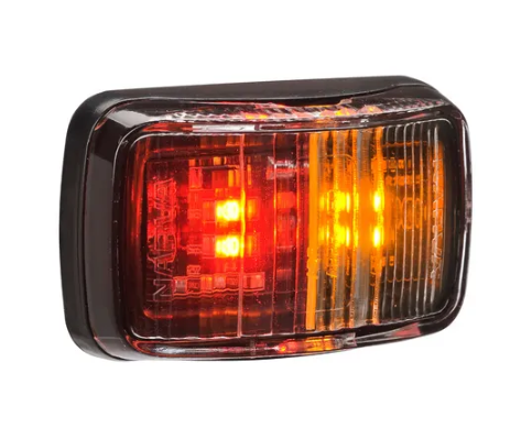 Narva 12V L.E.D Slimline Side Marker Lamp (Red/Amber)