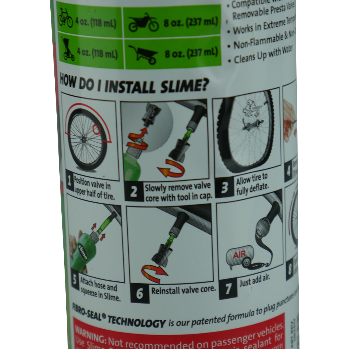 Slime Tube Tyre Sealant 237ml