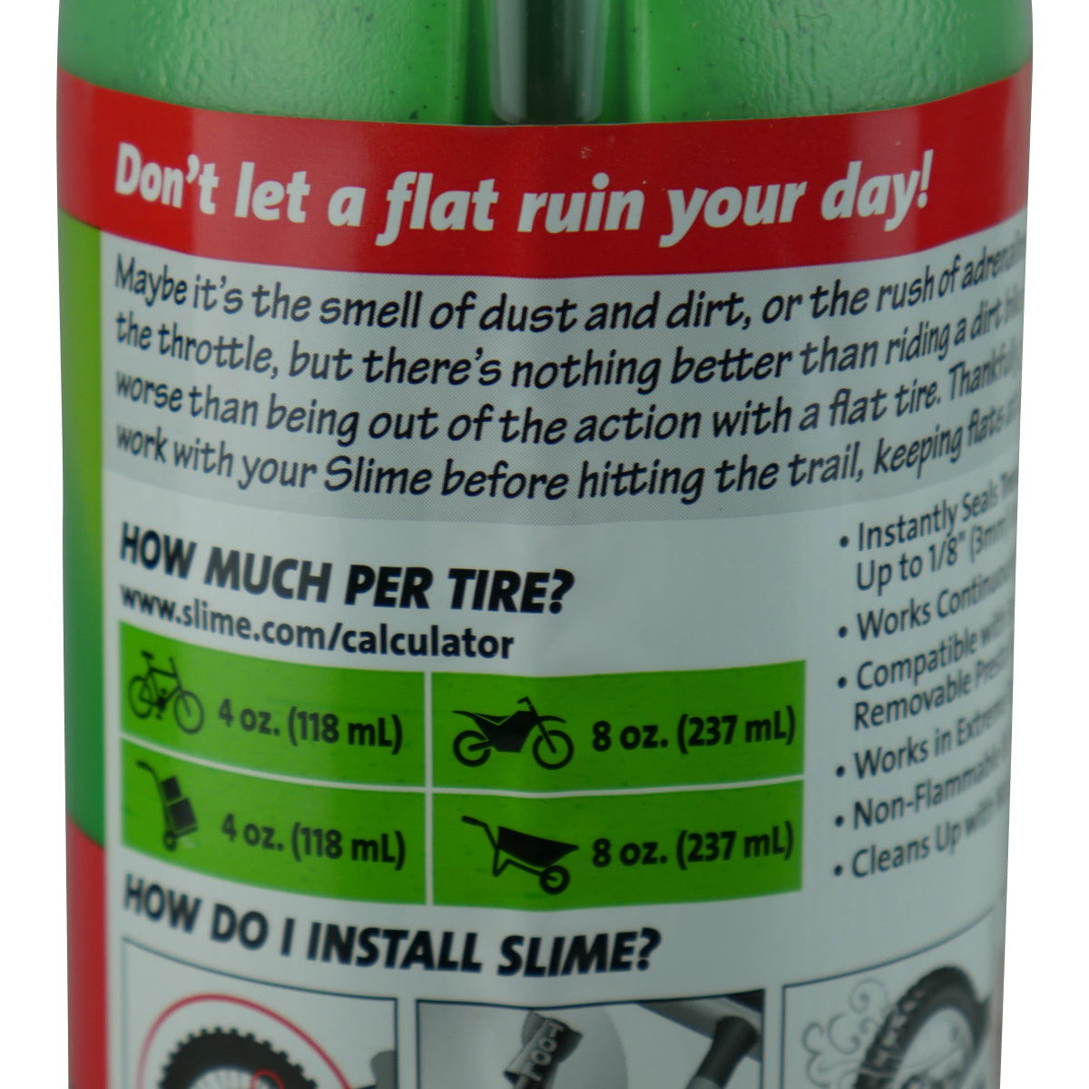 Slime Tube Tyre Sealant 473Ml