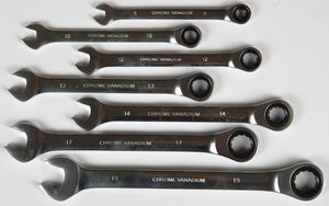 7 Piece Ratchet Spanner Set