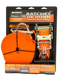 Bremick Ratchet Tie Down 50mm x 10m Super Heavy-Duty