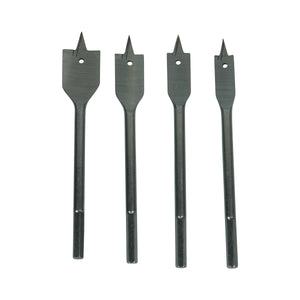 Wood Spade Bit Set with Hex Shank 4 Piece