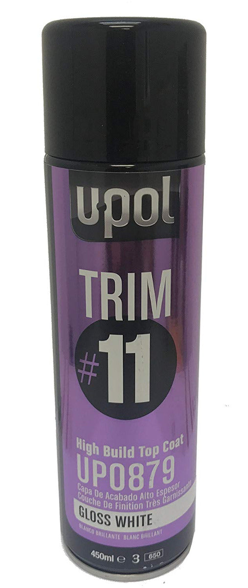 uPol Trim #11 Gloss White High Build Topcoat Aero 450ml