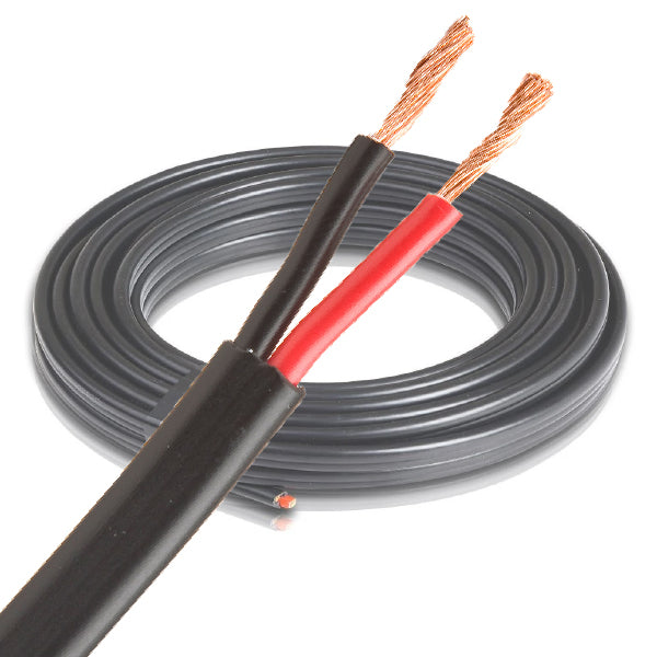 8 B&S Twin Core Battery Cable - Black/Red - Various Lengths