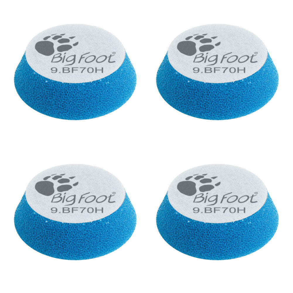 Rupes Blue Coarse Foam Polishing Pad 50/70mm for Random Orbital 4 Pack