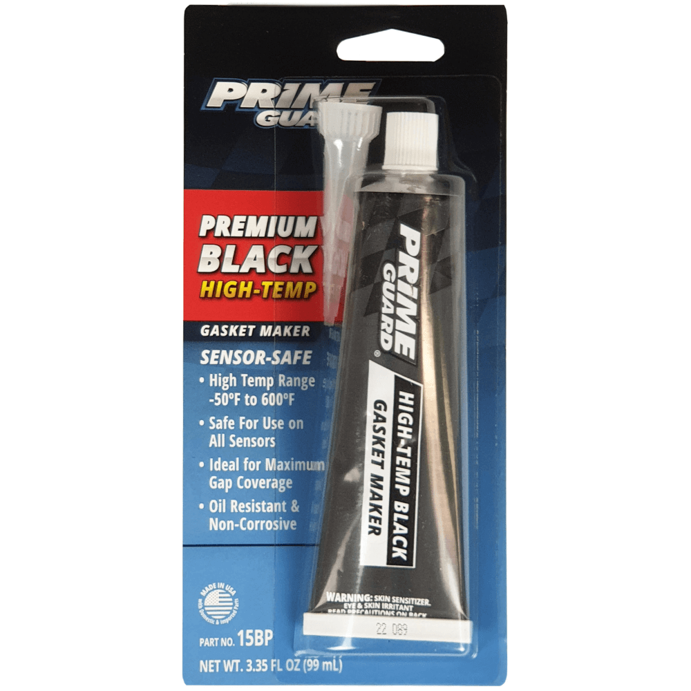 Prime Guard Premium Black RTV Silicone Gasket Maker Maximum Oil Resistance 88mL