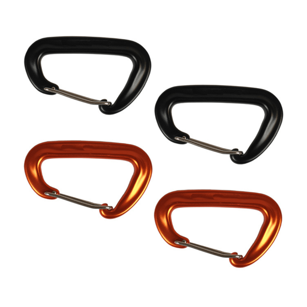 Carabiner Heavy Duty Aluminium Wire Gate 4 Pack