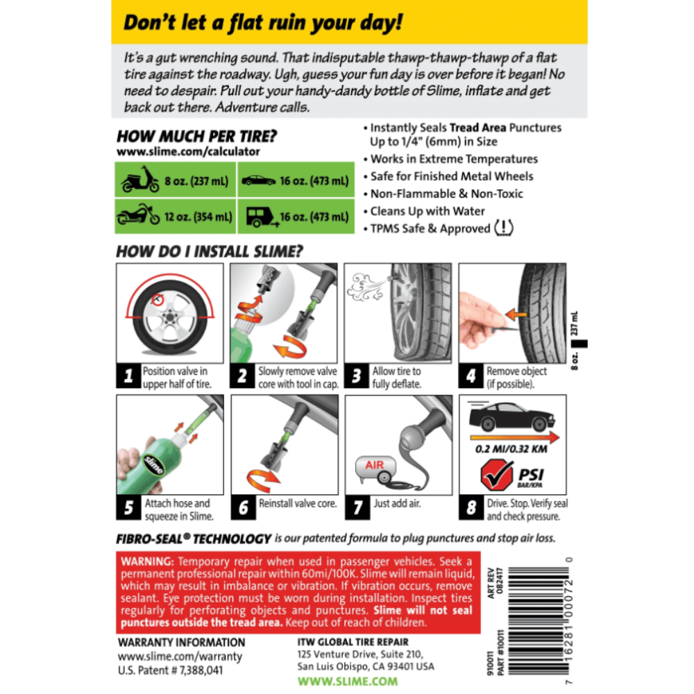 Slime Tubeless Sealant 473Ml