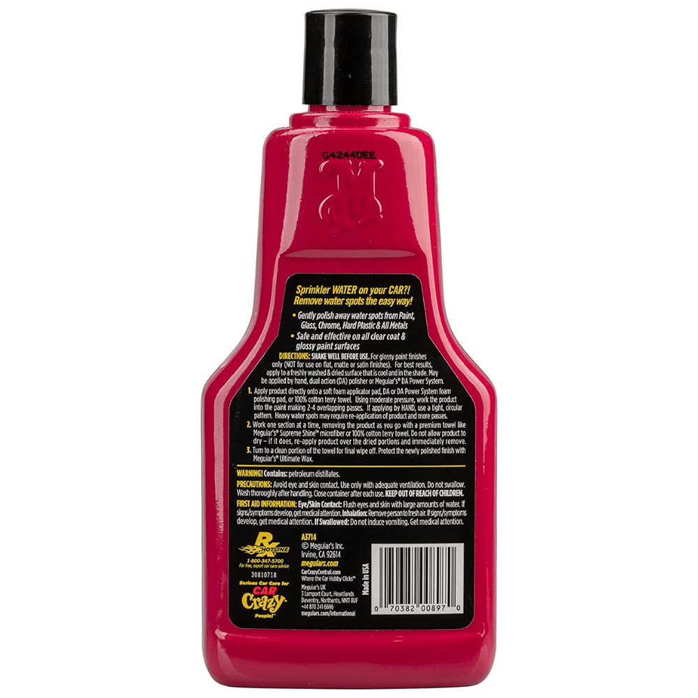 Meguiars Water Spot Remover & Multi-Surface Polish 473mL