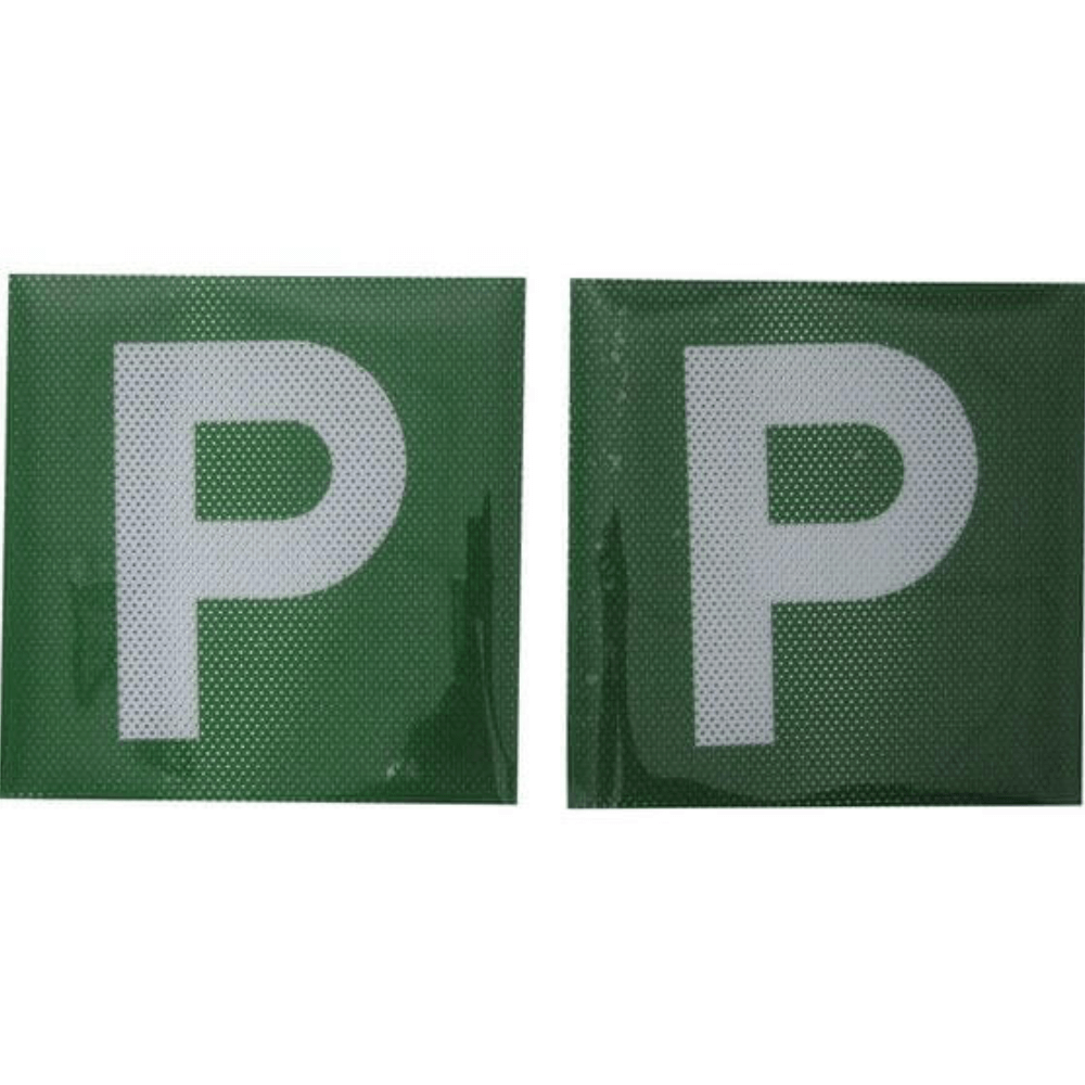 P Plates Electrostatic Green W/White