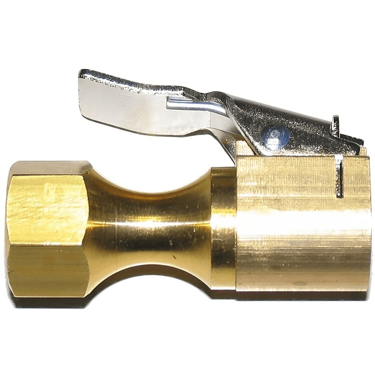 Sealing Air Chuck Single Straight Clip On 1/4"