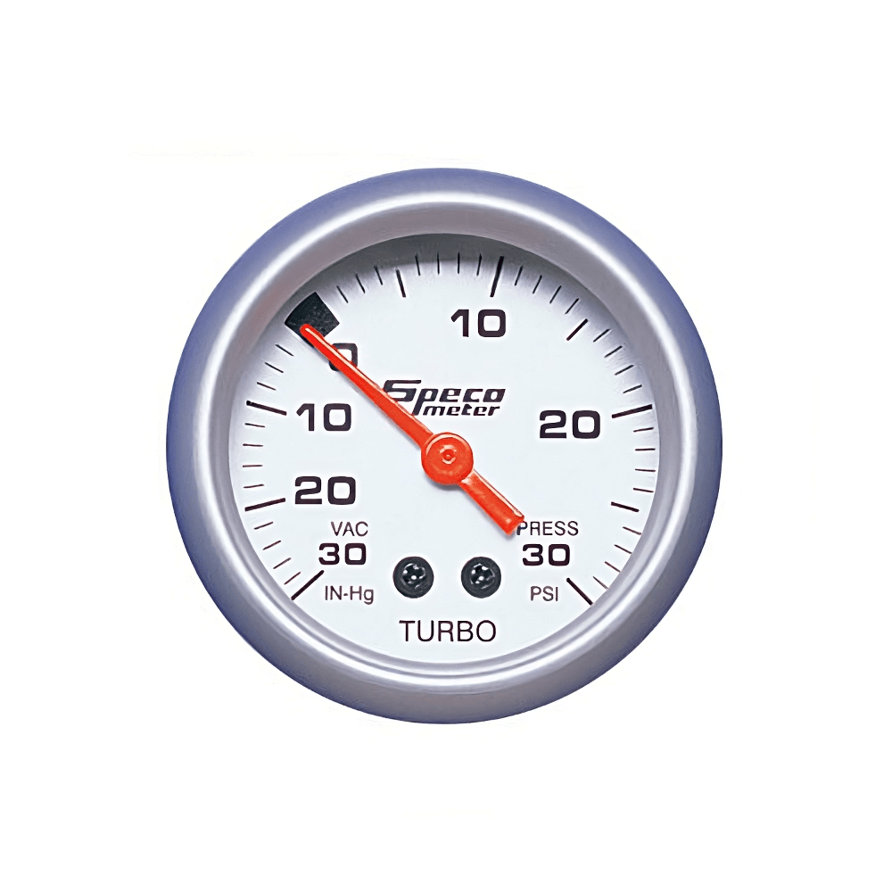 Speco Meter Sports Series 2" Vac/Boost Gauge 0-30psi