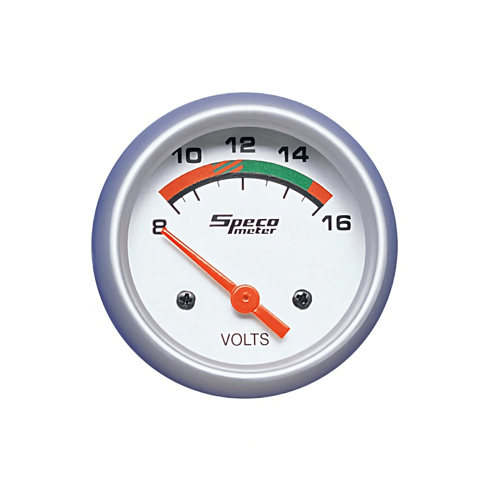 Speco Meter Sports Series 2" 8-16 Voltmeter Gauge