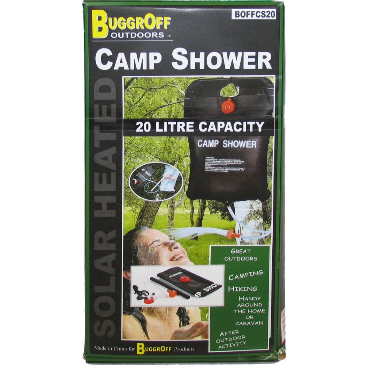 Solar-Powered Camping Shower 20L