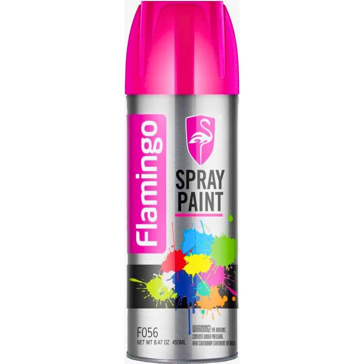 Flamingo Matte Black Aero Spray Paint 450g