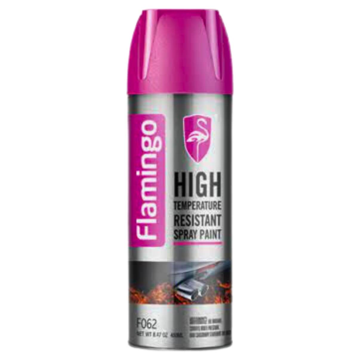 Flamingo Black High Temperature Spray Paint