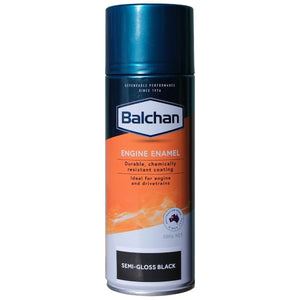 Balchan Engine Enamel Paint Semi-Gloss Black 300g