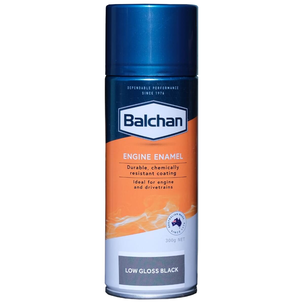 Balchan Engine Enamel Paint Low Gloss Black 300g