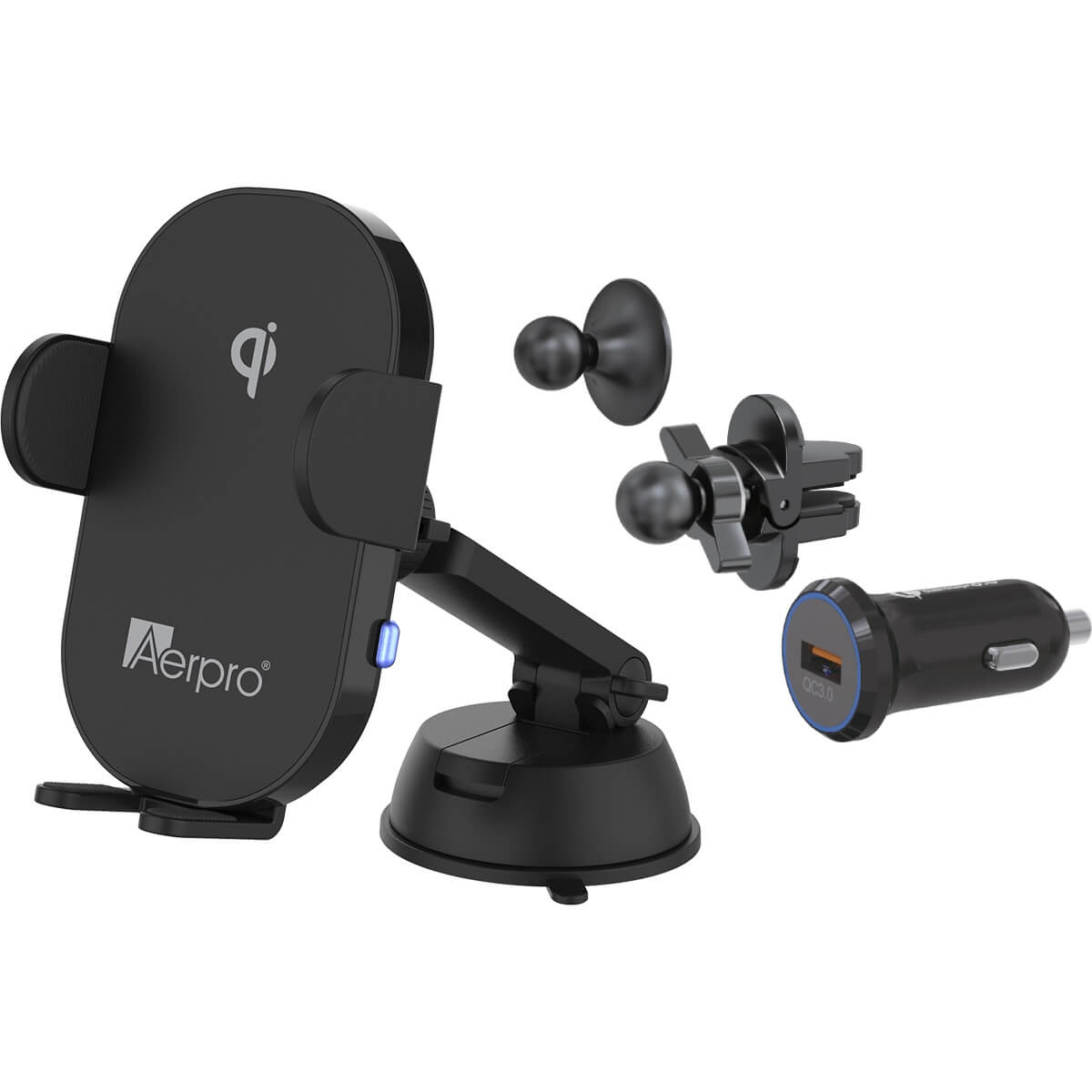 Aerpro Wireless Charging Smartphone Holder Kit 15W