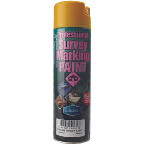 Balchan Professional Survey Marking Paint Brilliant Yellow 350g