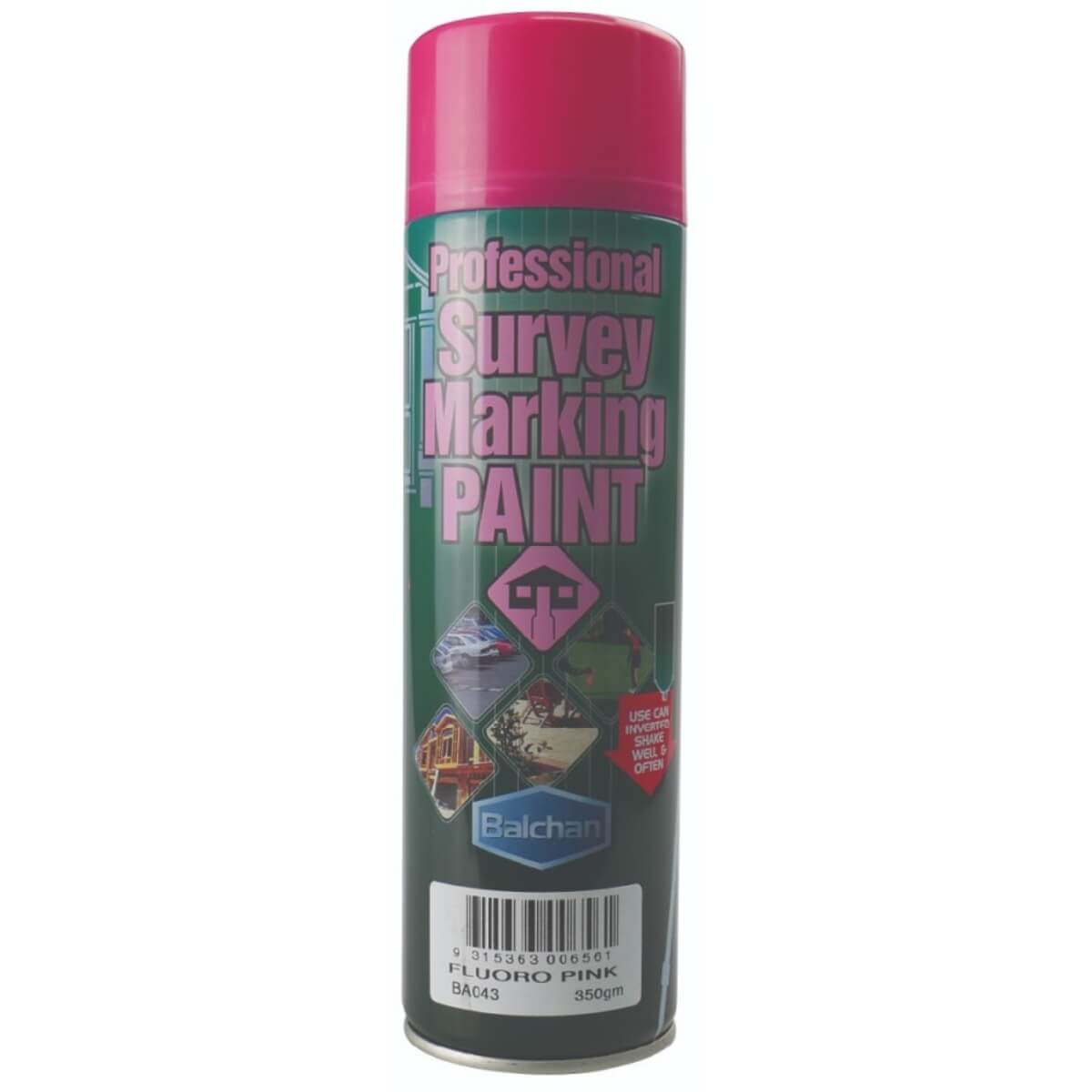 Balchan Professional Survey Marking Paint Pink 350g