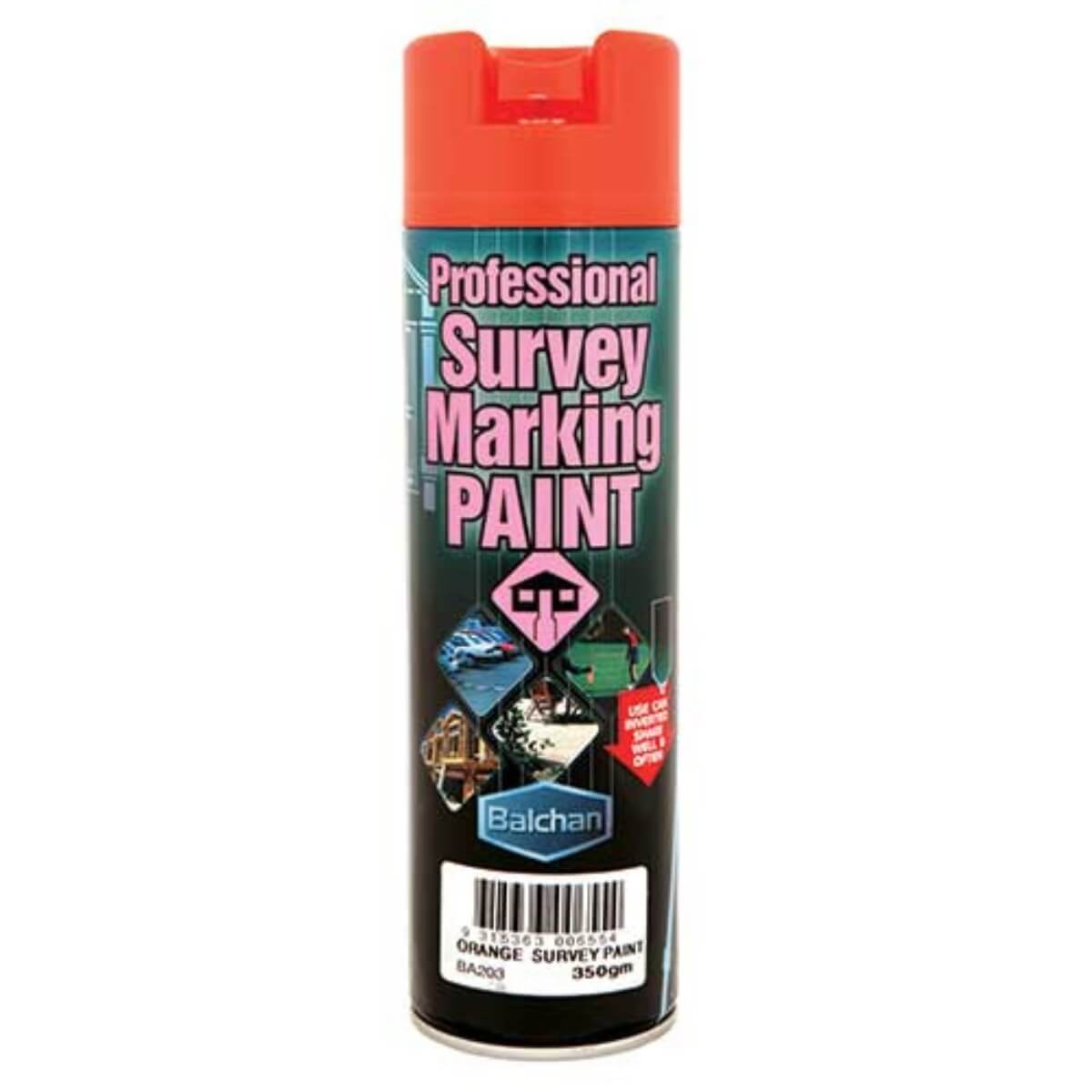 Balchan Professional Survey Marking Paint Orange 350g