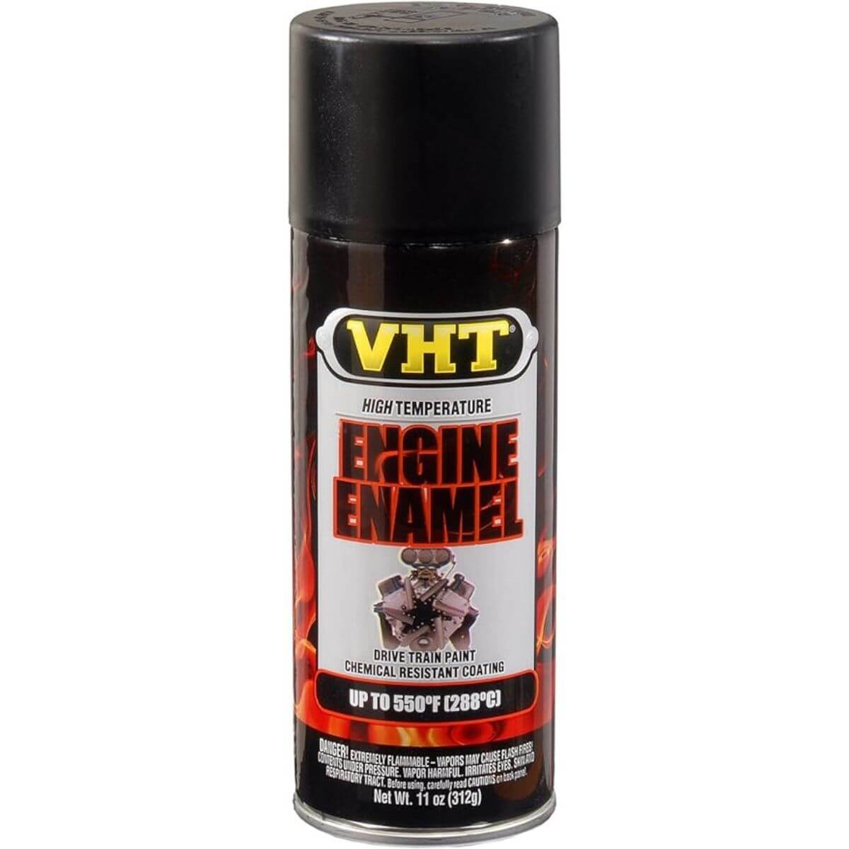 VHT Engine Enamel Flat Black 312g