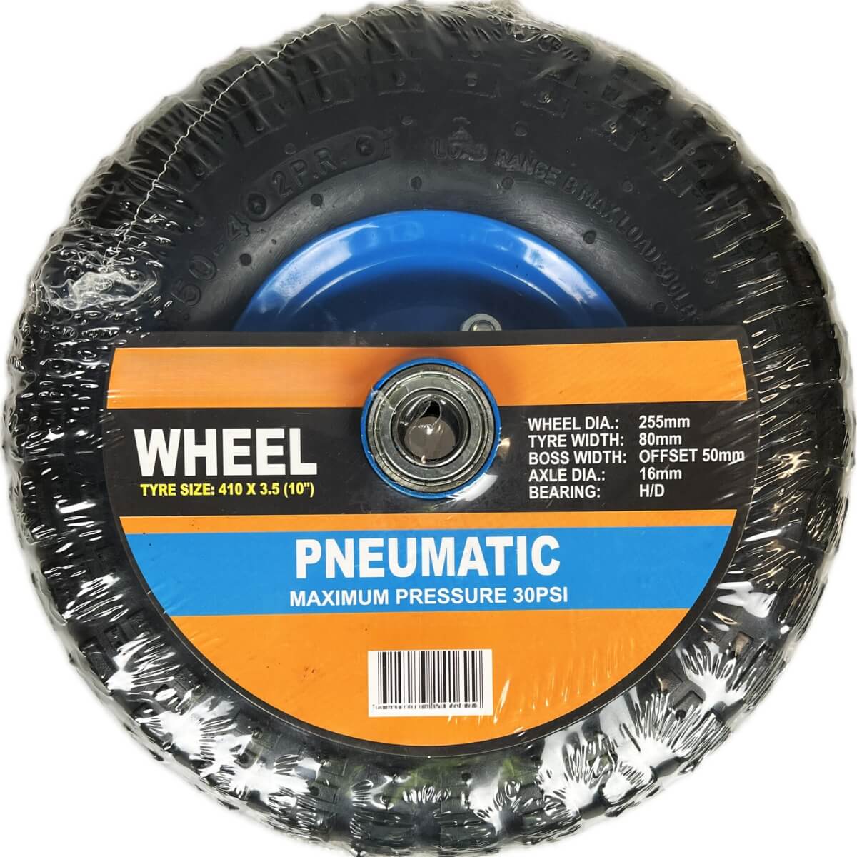 Pneumatic Wheels with Metal Rims - Various Sizes