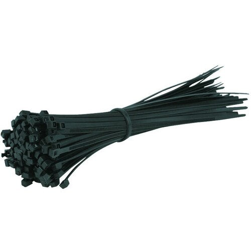 Cable Ties 370mm x 7.6mm Black | Bag of 25