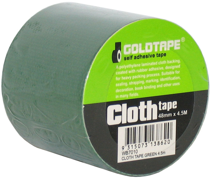 Cloth Gaffer Tape Green 48mm x 4.5m