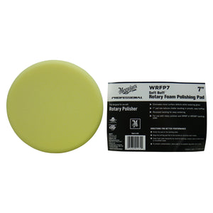 Meguiars 7" Inch Soft Buff Rotary Foam Polishing Pad